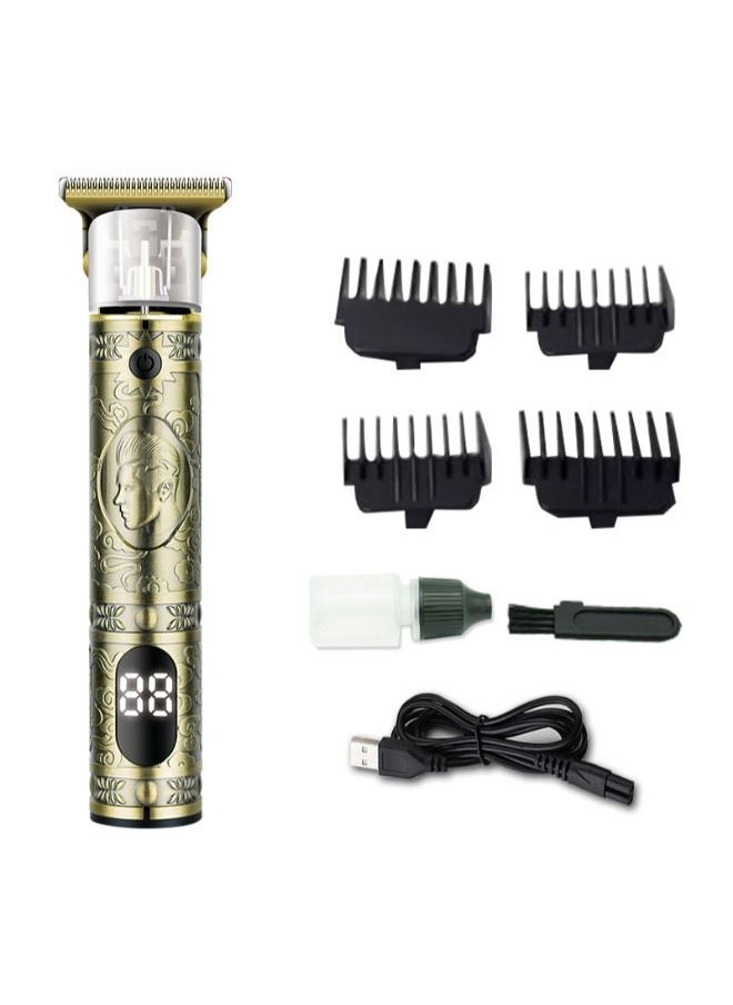Daling - Men's Hair Clippers Rechargeable LCD Display Beard Trimmer Electric Shavers Carbon Fiber Trimming Kit for Heads Hair Trimmer for Men Wireless Rechargeable - Image 1