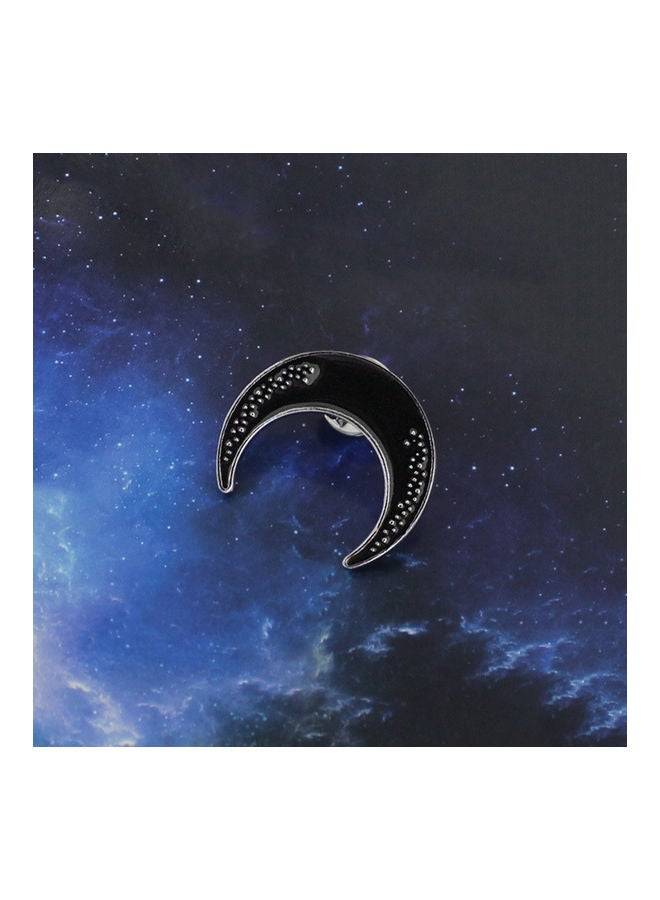 NIBEMINENT Fashion Crescent Moon Coat Jacket Button Brooch Pin  - Image 2