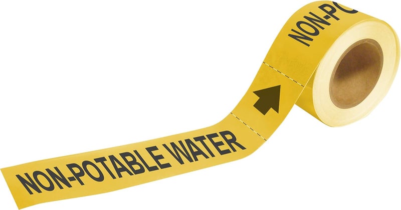 Brady 20452 Pipe Marker for Non-Potable Water - 1" Height - Image 1