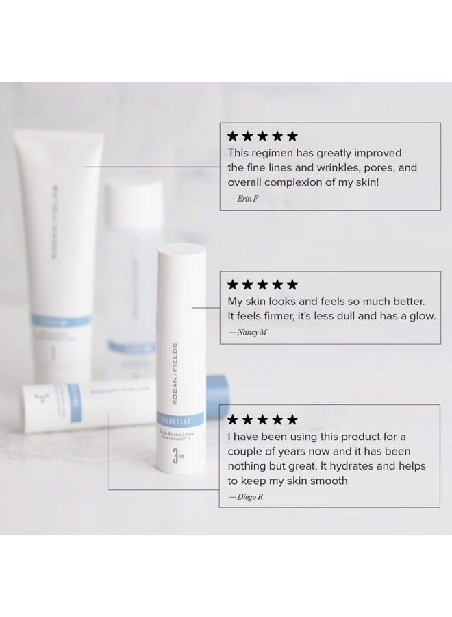 Rodan Fields Rodan + Fields Redefine Regimen | Skincare Kit Includes Clay Cleanser, Toner, Triple Defense Cream, & Overnight Cream | Skin Care Gift Set for Women - Image 5
