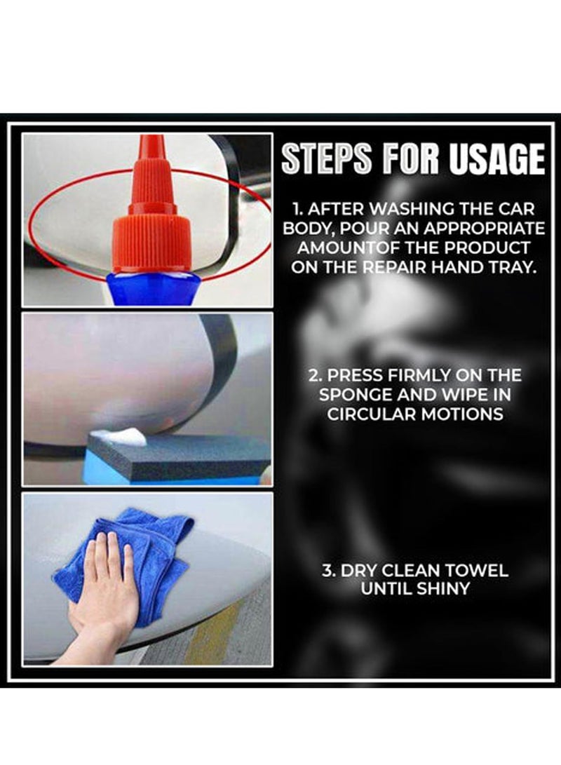 Scratch Repair Wax for Car, Car Scratch Remover Kit, Professional Car Paint Scratch Repair Agent, Car Resurfacing Polisher Scratch Repair Paste, Vehicle Paint Care (3 Bottles) - Image 5
