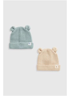 mothercare Baby Beanie Hats - 2 Pack  - Image 1