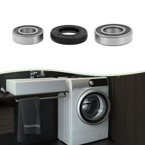 Briny River 1 Set Washing Machine Ball Bearing and Seal Kit 6205-2RS 6206-2RS 35x62x11/12.5mm Repair Kit Compatible with Samsung - Image 3