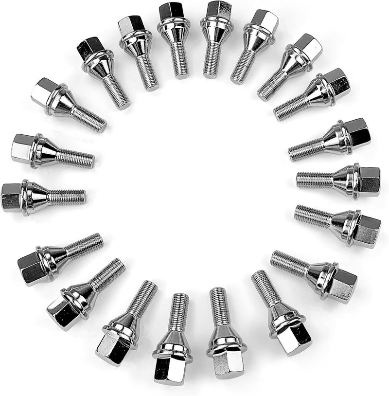 FEXON Wheel Lug Bolts/Wheel Studs M12-1.25 for Jeep Compass, Cherokee, Renegade, Chrysler 200, Dodge Dart - 20PCS - Image 1
