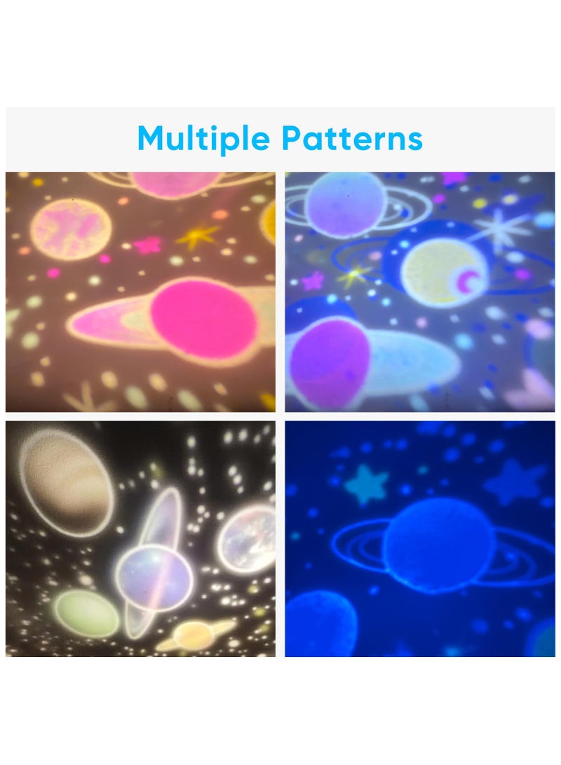 SOLARAE Portable Camping Fan with LED Lantern, Rechargeable Ceiling Fan with Projection Function, Hanging Hook & Remote Control, Camping Essentials Light for Tent Car RV Hurricane Emergency Survival Kit - Image 4