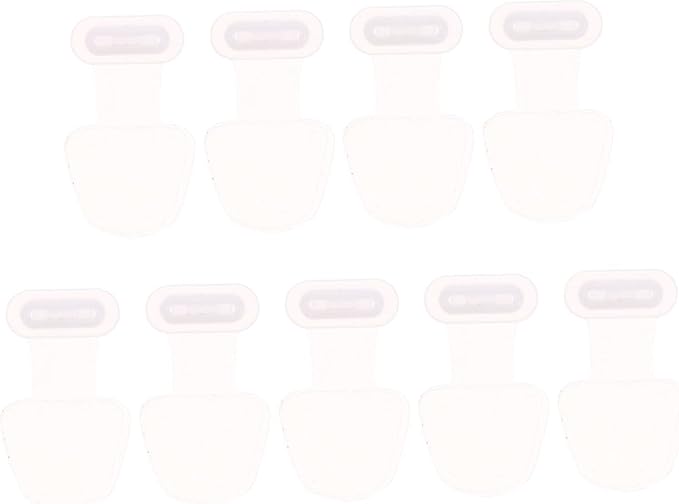 Transparent USB C Port Plugs 16 Pack Self Adhesive Dust Cover For Phone Protection - Image 1