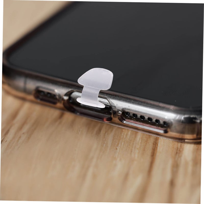 Transparent USB C Port Plugs 16 Pack Self Adhesive Dust Cover For Phone Protection - Image 3