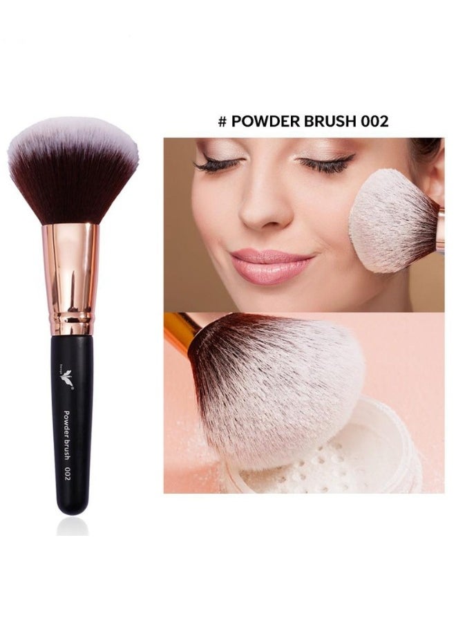 daroge Daroge Professional Makeup Powder Brush Black  - Image 4