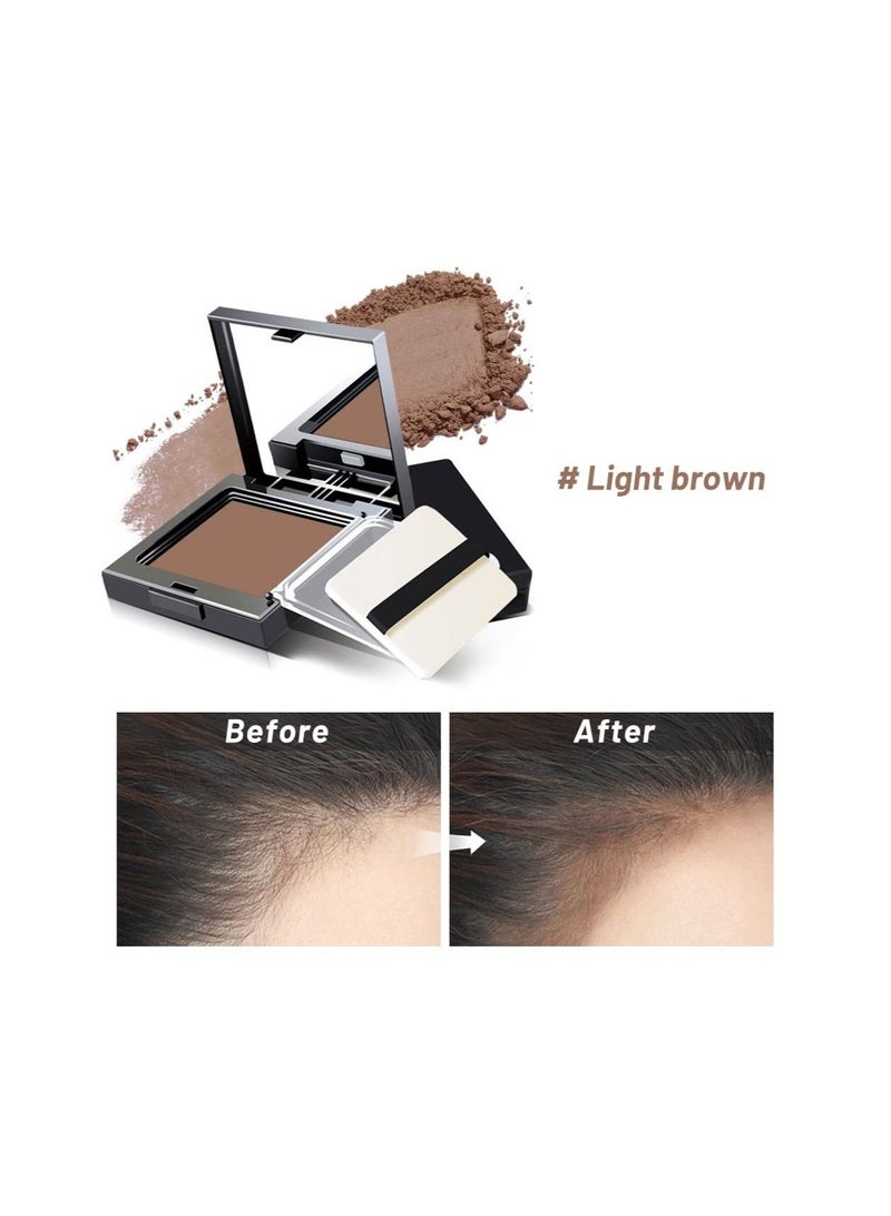 Captaintech Hairline Powder, Hair Line Powder, for Women Receding Hairline Shadow Filler, Hairline Shadow Powder, 0.42oz Root Touch Up Hairline Shading Thin Powder, Quick Cover Hair Root Concealer - Image 3