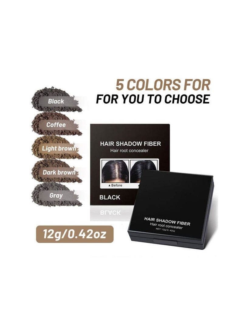 Captaintech Hairline Powder, Hair Line Powder, for Women Receding Hairline Shadow Filler, Hairline Shadow Powder, 0.42oz Root Touch Up Hairline Shading Thin Powder, Quick Cover Hair Root Concealer - Image 4