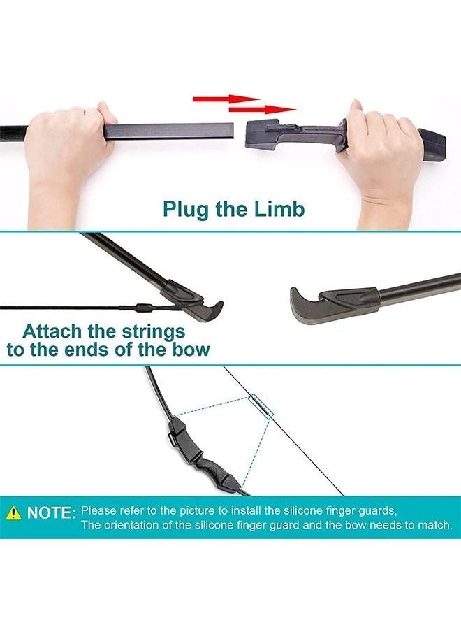 YelaJoy Kids Bow and Arrow Set, Upgraded Wear-Resistant Youth Bow and Arrow, Kids and Beginner Bow Practice Bow, With 6 Arrows and Accessories, For Outdoor Practice Sports Game Hunting, Easy to Install  - Image 2