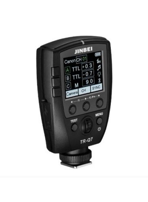 Jinbei TR-Q7 Multi Brand TTL Wireless Flash Trigger: Versatile TTL wireless flash trigger with a color screen for multiple camera brands.