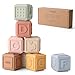 YIVEKO Baby Blocks Stacking for Babies Silicone Soft Building Blocks Teethers Montessori Toys for Babies Education Toys for Toddler Baby 8 PCSGentle - Image 3