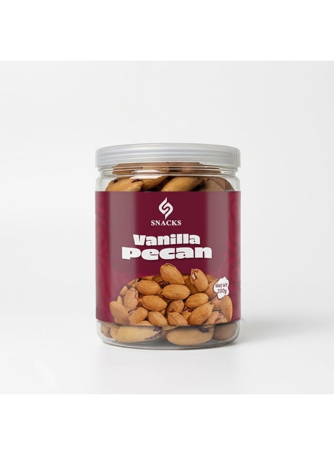 Snacks Vanilla Flavored Pecan Nuts in Shell 200g