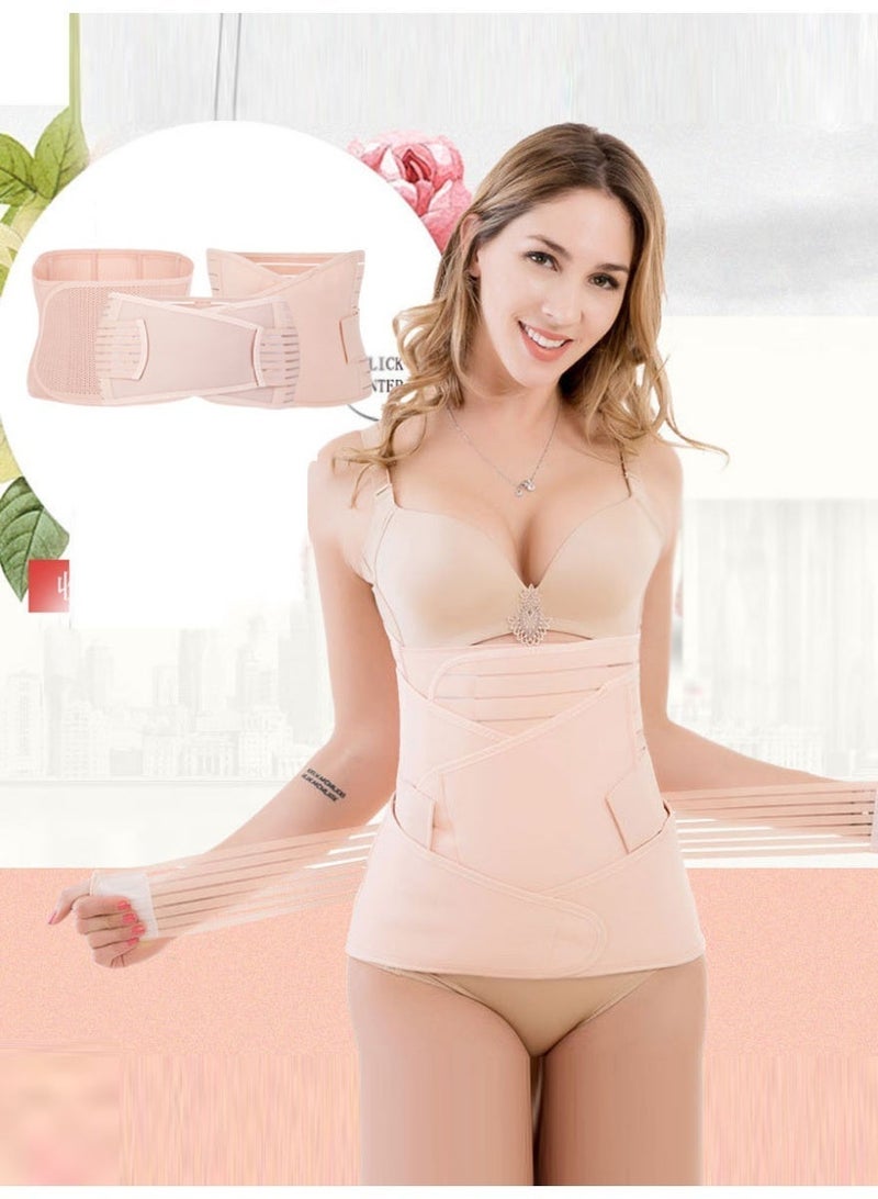 3-In-1 Postpartum Support Waist Belt,Adjustable Postpartum Belly Wrap C-Section Recovery Belt, Abdominal Binder, Waist, Pelvis, & Girdle Support Corset for Postnatal Recovery – Comfortable, Breathable - Image 3