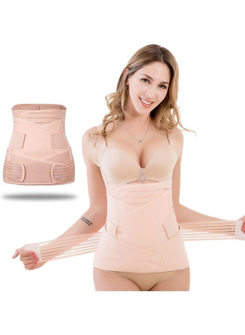 3-In-1 Postpartum Support Waist Belt,Adjustable Postpartum Belly Wrap C-Section Recovery Belt, Abdominal Binder, Waist, Pelvis, & Girdle Support Corset for Postnatal Recovery – Comfortable, Breathable - Image 1