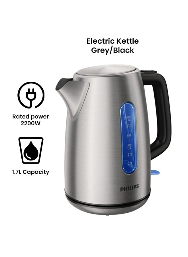 فيليبس غلاية كهربائية فيفا كوليكشن 1.7 L 2200 W HD9357/12 رمادي/أسود - Image 2