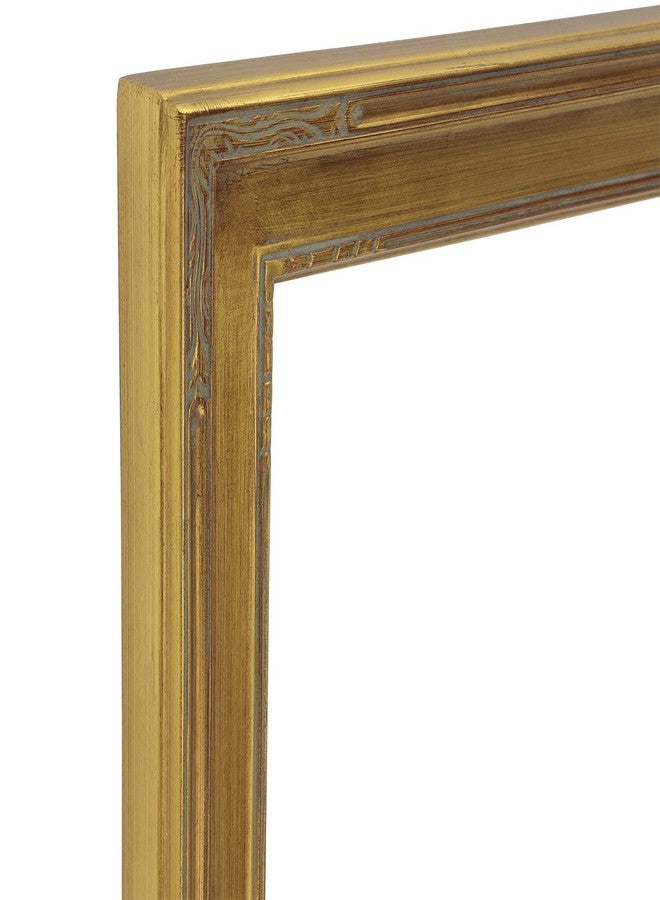كرييتف مارك إطار صور نوفو من مجموعة كرييتيف مارك بلين إير ميوزيوم، مصنوع من الخشب الصلب، مزين يدويًا بورق الذهب، بجودة متحفية، بزوايا مغلقة، جاهز للاستخدام، مقاس ذهبي 8×10 بوصة - Image 2