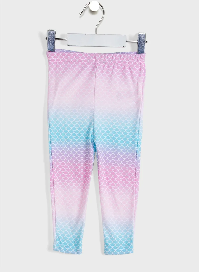 lily and jack Infant Printed Top & Legging Set