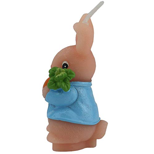 TIHOOD Cute Bunny Birthday Candle, Smokeless Rabbit Cake Candle and Party Supplies, Hand-Made Cake Topper Decoration, Great Gift (Bunny) - Image 5