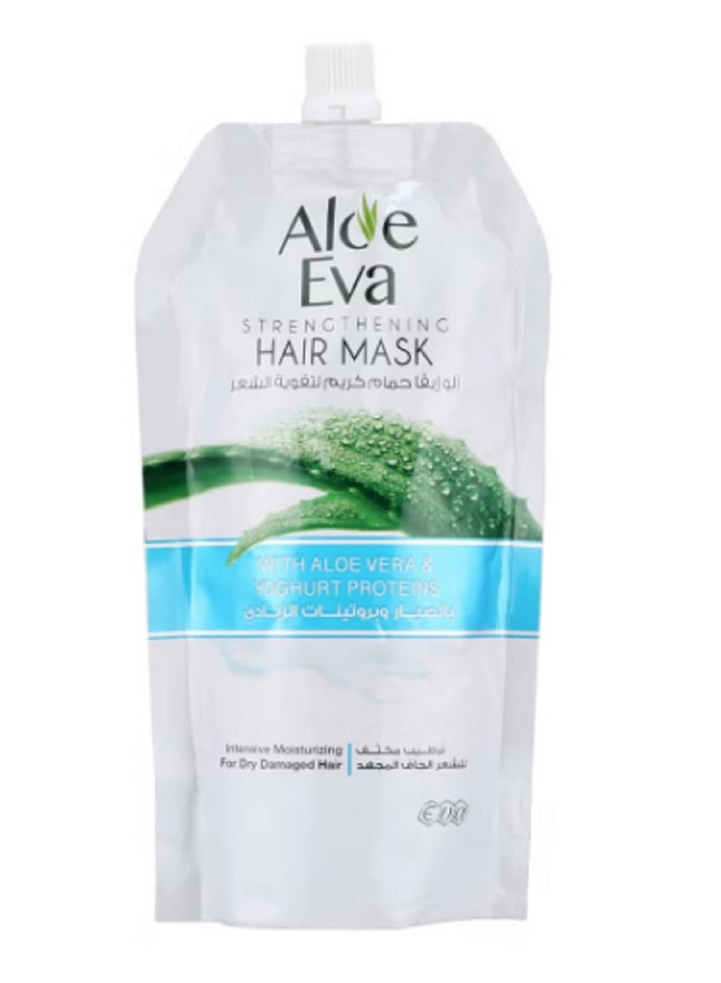 Eva Aloe Eva Aloe Vera and Yogurt Hair Strengthening Cream Bath, 250 ml