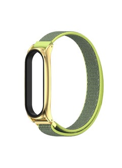 Generic Replacement Strap For Xiaomi Mi Band 6 / 5 / 4 / 3 Mijobs Nylon Loop Plus Watch Band Watch Band Yellow Gold 