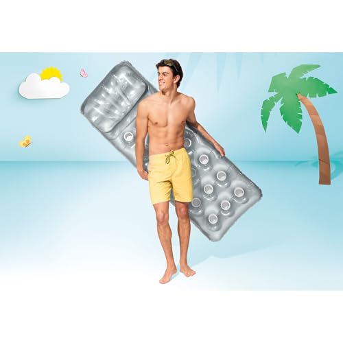 Intex 58894EP 18-Pocket French Mattress Suntanner Pool Lounger Float w/Headrest - Image 5
