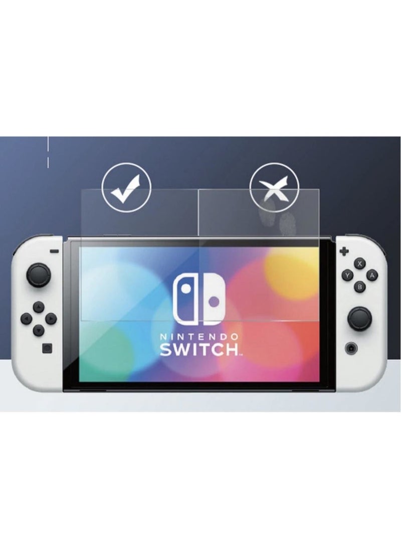 Glass Nintendo Switch OLED Screen Protector Tempered Premium Pro 9h  - Image 2