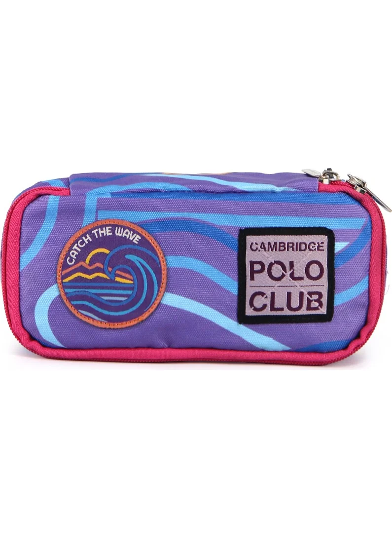 Cambridge Polo Club Wave Single Compartment Unisex Kids Pencil Bag