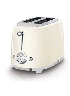 Generic 2 Slice Toaster With 6 Presets And Defrost Function And Removable Crumb Tray (Cream)  - Image 1
