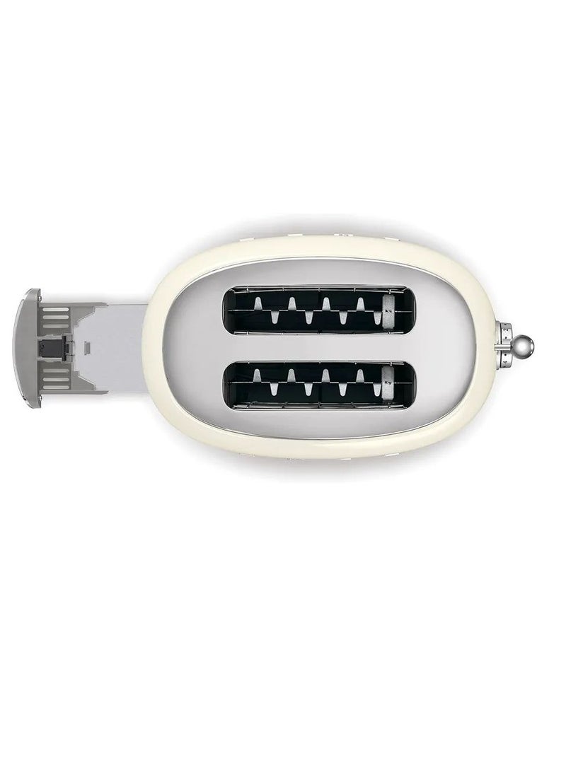 Generic 2 Slice Toaster With 6 Presets And Defrost Function And Removable Crumb Tray (Cream)  - Image 4