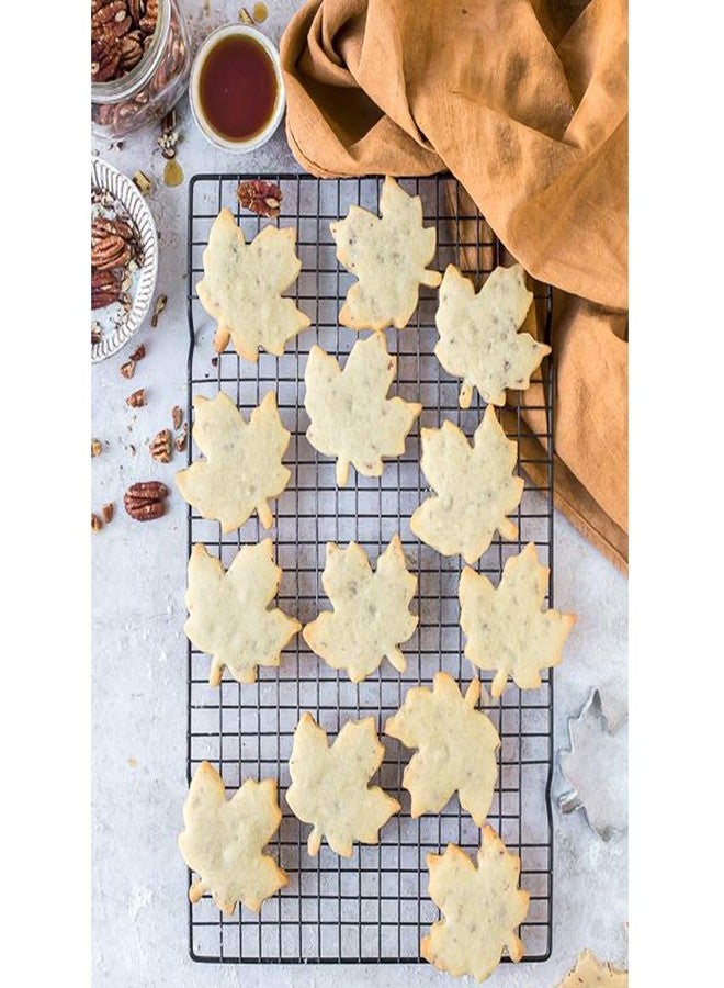 Orapink Autumn Leaf Cookie Cutters Shapes Set Shapes Set for Cake Decorating 4 Pieces Plastic Fall Maple Leaf Cookie Cutter - Image 3