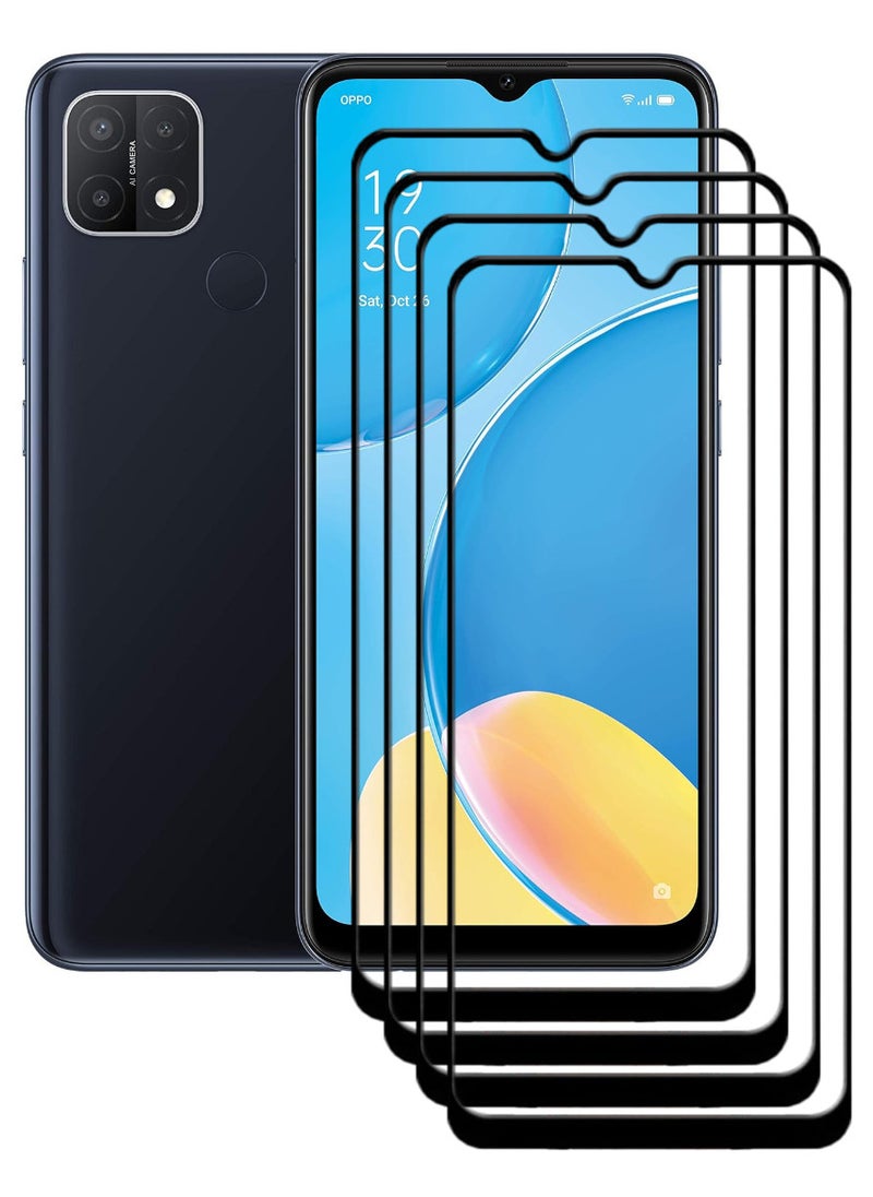 ACLIX 4 Pieces Antistatic ESD Dustproof Premium Quality High Definition Tempered Glass Screen Protector Designed For Oppo A15 - Image 1