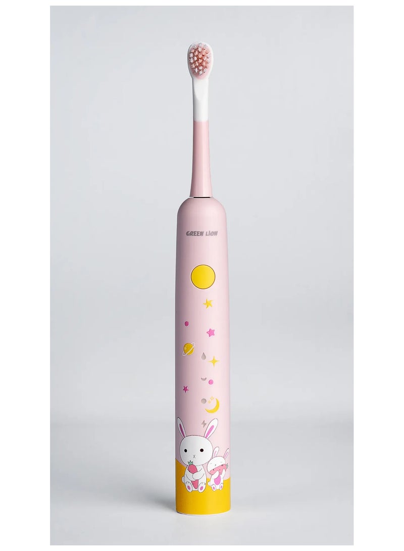 GREEN LION Professional Kids Brush Smart Toothbrush / Gentle Cleaning / Electric Toothbrush / Smart Toothbrush for Children - Pink - Image 1