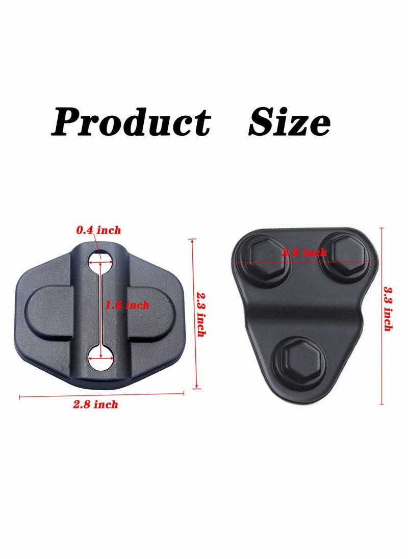 Generic Door Lock Cover Accessories for Jeep JL, Set of 8  - Image 4