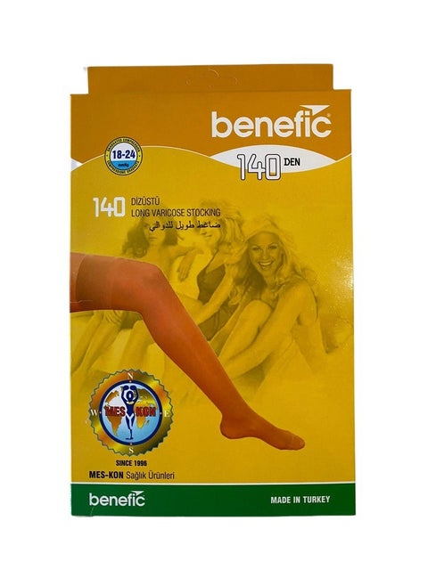 LONG VARICOSE STOCKING , ELASTIC SOCKS (OPEN TOE ) Compression 25-35 mmHg