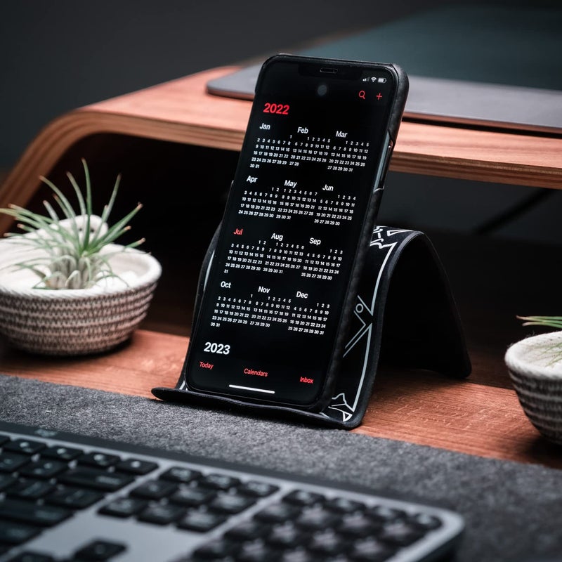 AIRGLO حامل الهاتف القابل للتعديل AirGLO Flex Flap - محمول للسفر، المنزل، المكتب، السرير، جهاز المشي، iPad، التابلت - Image 3