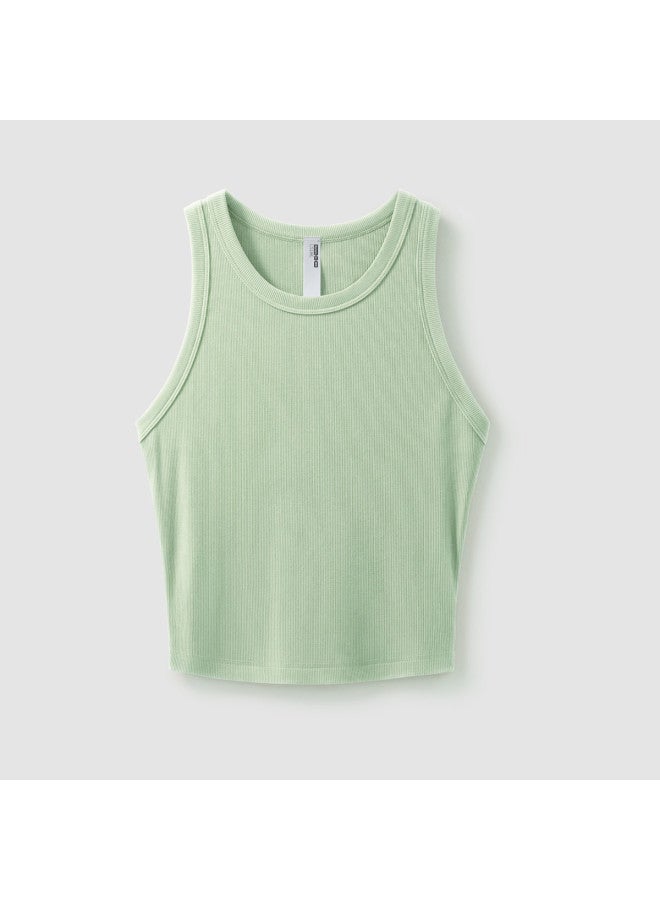 Bananain 501C Women'S Round-Neck Tank Top - Seamless High-Stretch Modal Slimming Base Layer With Side Coverage - Image 2