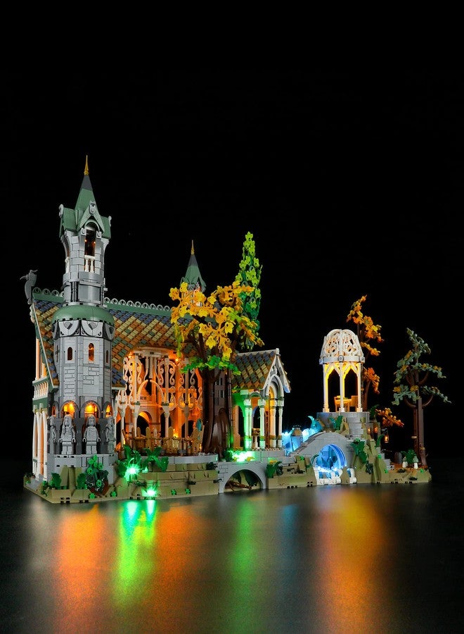 BRIKSMAX Led Lighting Kit for LEGO-10316 The Lord of The Rings: Rivendell - Compatible with Lego Icons Building Blocks Model- Not Include Lego Set - Image 1