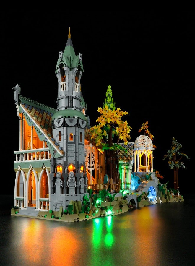 BRIKSMAX Led Lighting Kit for LEGO-10316 The Lord of The Rings: Rivendell - Compatible with Lego Icons Building Blocks Model- Not Include Lego Set - Image 4
