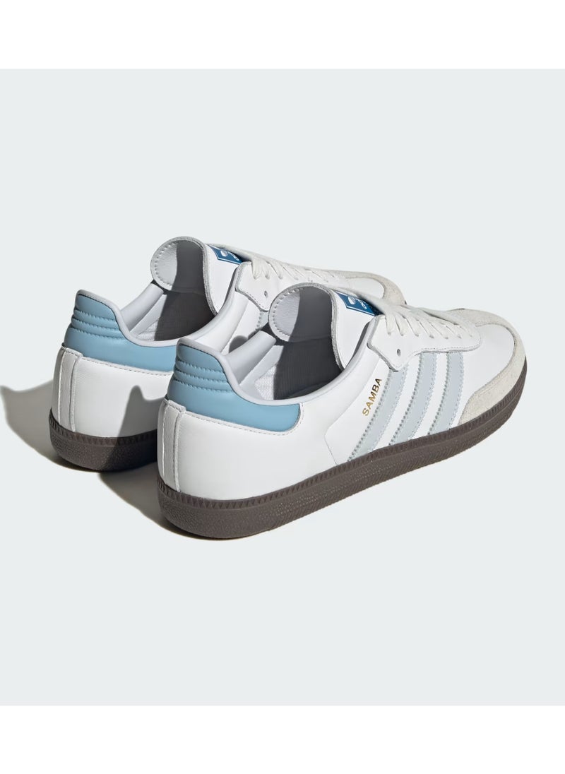 Adidas - Adidas Originals Samba OG Core White Halo Blue - Image 1