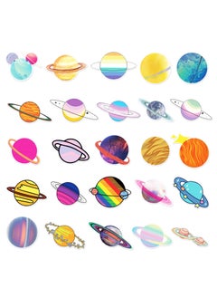 Generic 50 Pcs Outer Space Planets Stickers Planetary Systems Waterproof Vinyl Decals for Water Bottles Laptop Refrigerator Luggage Computer Mobile Phone Skateboard  - Image 2