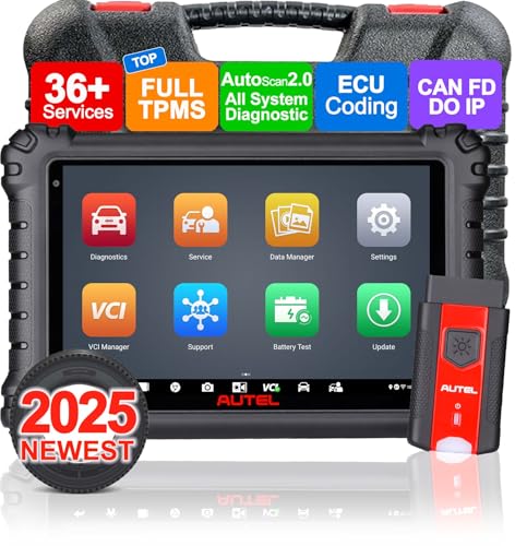 Autel Scan Tool MS906 PROTS Better MaxiSYS MS906TS MS906Pro MS906BT MK906Pro MP900TS All System Diagnostic Full TPMS ECU Coding CAN FDDoIP 3000 Active Test 36 Service Auto Scan WiFi Print - Image 1