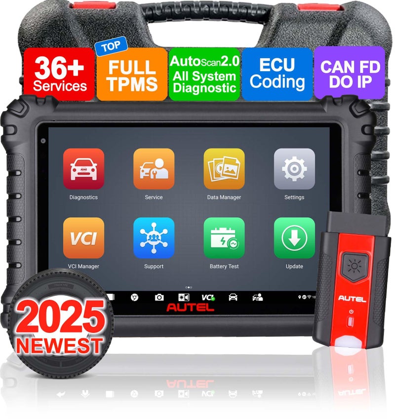 Autel Scan Tool MS906 PROTS Better MaxiSYS MS906TS MS906Pro MS906BT MK906Pro MP900TS All System Diagnostic Full TPMS ECU Coding CAN FDDoIP 3000 Active Test 36 Service Auto Scan WiFi Print - Image 3