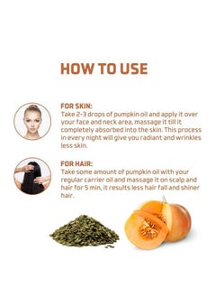 Nuerma Science Pumpkin Oil With Comb Applicator For Healthy Strong More Deep Root Nourishment Hair Oil (200 Ml Each Pack Of 2) 400 Ml  - Image 5