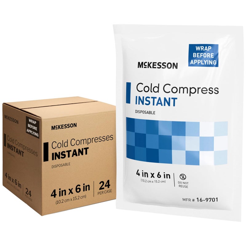 عبوة مكيسون الباردة الفورية 24 عبوة عبوات ثلجية قابلة للتصرف للإصابات وتخفيف الألم 4 بوصة × 6 بوصة