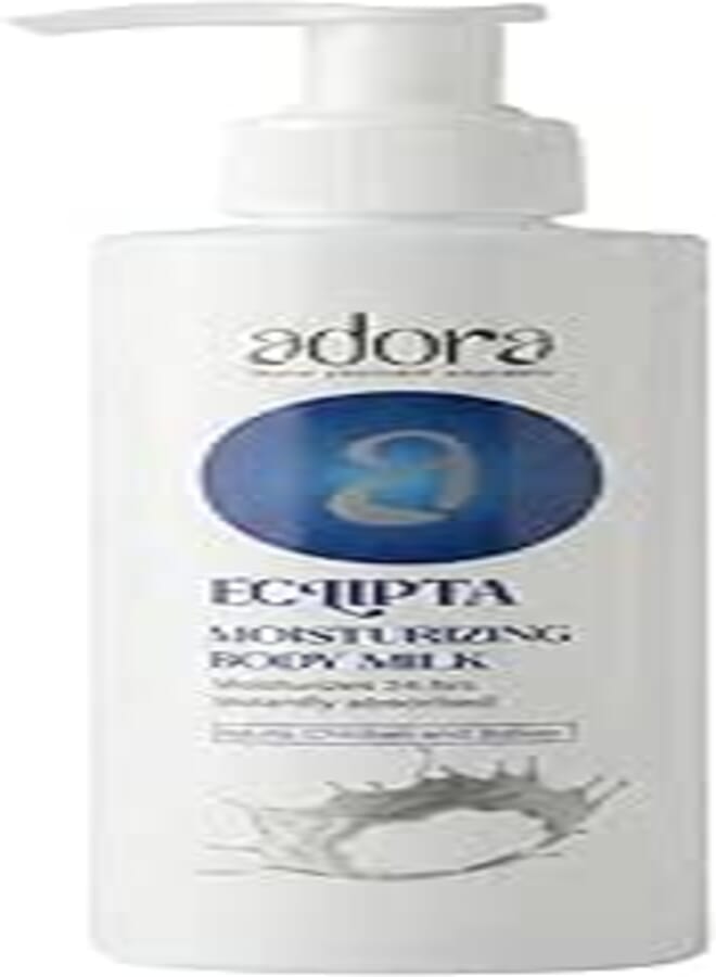 Adora Eclipta Moisturizing Body Milk Cream – Long-Lasting Hydration with Urea, Vitamin C, Jojoba Oil & Shea Butter – Softening & Soothing Body Lotion for Dry & Sensitive Skin – 200g