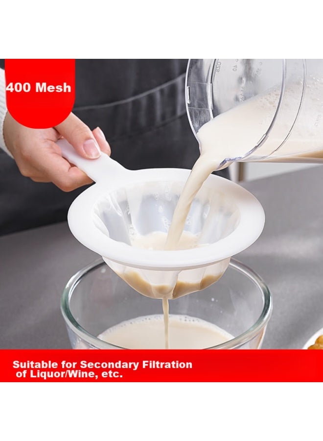 Oak Oak Soy Milk Filter, Ultra-fine Mesh, Household Strainer, Pulp Separator, Filtering Mesh Bag, 400 Mesh, C928  - Image 1