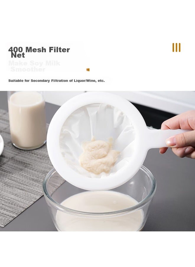 Oak Oak Soy Milk Filter, Ultra-fine Mesh, Household Strainer, Pulp Separator, Filtering Mesh Bag, 400 Mesh, C928  - Image 3