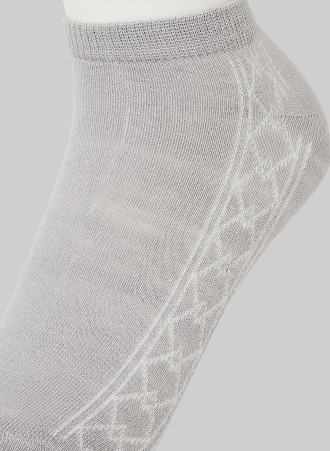 Styli Pack of 5- Solid Breathable Comfortable Ankle Socks - Image 3